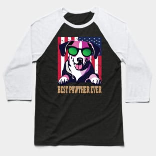 Best Pawther Ever ( American Flag ) Baseball T-Shirt